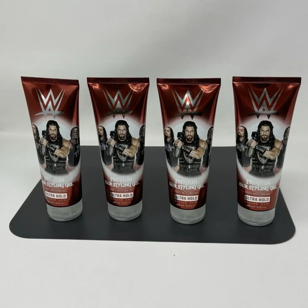 WWE Extra Hold Protein Hair Styling Gel Lot Of 4